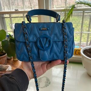 Valentino Quilted Leather Crossbody Shoulder Bag